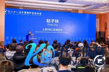 图：上海市虹口区副区长赵子铱