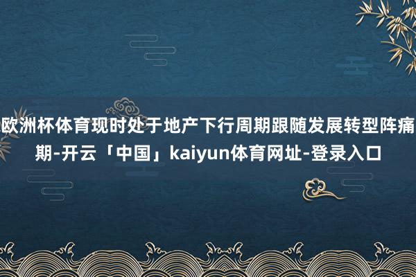 欧洲杯体育现时处于地产下行周期跟随发展转型阵痛期-开云「中国」kaiyun体育网址-登录入口